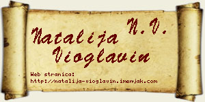 Natalija Vioglavin vizit kartica